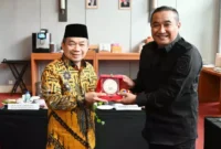 Keterangan foto : Anggota Komisi I DPR RI, Jazuli Juwaini saat bertemu Kabinda Banten, Sabtu (10/2/2024)