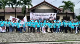 Keterangan foto : Masyarakat Batak yang tergabung dalam Ikatan Batak untuk Indonesia Raya (IBARA), yang merupakan loyalis Prabowo Subianto sejak 2016, ikut memastikan kemenangan satu putaran bagi pasangan Capres Nomor 2, Prabowo-Gibran.