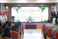 Keterangan foto : Kemenkumham Jabar Gelar Peringatan Isra Mi'raj diisi dengan Tausyiah dan do'a Bersama Pemilu Damai Tahun 2024