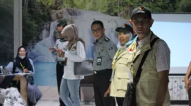 Keterangan foto : Petugas KPPS Lapas Cirebon Beserta Para Tim Pengamanan, 