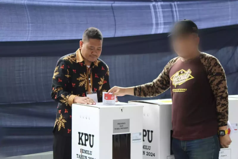 Keterangan foto : Warga Binaan Lapas Cirebon Gunakan Hak pilih di Pemilu Tahun 2024