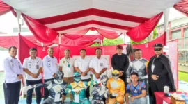 Keterangan foto : Pesta Demokrasi Pemilihan Umum (Pemilu) 2024 di Lembaga Pemasyarakatan (Lapas) Narkotika Kelas IIA Gunung Sindur berjalan sukses dan aman, Rabu (14/2/2024) 