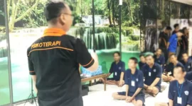 Keterangan foto : Warga Binaan Pemasyarakatan  Lapas Cirebon Ikuti Psikoterapi Kesehatan jiwa dan raga, (Kamis, 15/2/2024) 