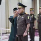 Keterangan foto : Jaksa Agung ST Burhanuddin memberikan amanat pada acara pelantikan dan pengambilan sumpah jabatan atas Dr. Amir Yanto sebagai Kepala Badan Pemulihan Aset, Senin (19/2/2024) 