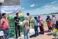Keterangan foto : Bulog Divre Lebak-Pandeglang melakukan operasi pasar beras bersama Satgas Pangan di empat titik Kecamatan yanng berada di wilayah Lebak, Jumat (23/2/2024)