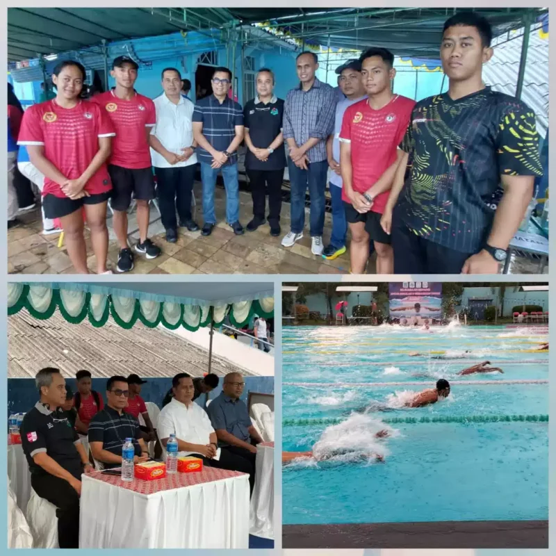 Keterangan foto : Atlet Renang Persatuan Olahraga Badan Intelijen Negara (PORBIN) yang tergabung dalam Rajawali Swimming Club memborong medali emas dalam ajang Kejuaraan Renang Antar Sekolah dan Perguruan Tinggi (KRAS-PT).