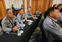 Keterangan foto : Kepala Lembaga Pemasyarakatan (Kalapas) Narkotika Kelas IIA Gunung Sindur Dedy Cahyadi mengikuti Rapat Kerja Teknis Pemasyarakatan (Rakernis) Tahun 2024 bertempat di Hotel Grand Sahid Jaya, Selasa (27/02).