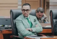 Keterangan foto : Wakil Ketua Komisi III DPR RI dari partai NasDem, Ahmad Sahroni, Jumat (16/2/2024)