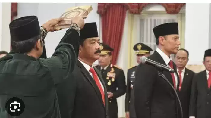 Presiden Resmi Lantik AHY sebagai Menteri Agraria dan Tata Ruang serta Hadi Tjahjanto sebagai Menkopolhukam I Teras Media