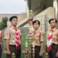 Keterangan foto : Komando Pasukan MTs Pembangunan Jakarta atau yang akrab dikenal dengan nama Kopasma berhasil menggaet piala juara umum lomba pramuka untuk pertama kalinya yang diadakan oleh GIS 2 Serpong (17/2/2024) 