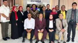 Keterangan foto : Dies Natalis ke 53 Universitas Widyagama Malang (UWG), Ikatan Alumni Widyagama Malang (IKAWIGA), secara resmi melaunching PT. Ikawiga Kreasi Nusantara (PT. IKKN), Senin (24/2/2024) 