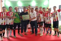 Keterangan foto : Tim Futsal Kelompok Kerja (Pokja) Pers Polda Metro Jaya mendapat juara ke 2 turnamen Futsal piala bergilir Jaksa Agung Cup V yang digelar Forum Wartawan Kejaksaan Agung (Forwaka), Minggu (3/3/2024)