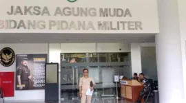Keterangan foto : Sekjen Mata hukum Mukhsin Nasir saat berada di Kejaksaan Agung RI, Rabu (13/3/2024) 