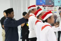 Keterangan foto : Narapidana Terorisme Lapas Cirebon Ucapkan Sumpah Ikrar setia pada NKRI, (Kamis, 7/3/2024)