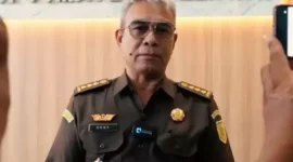 Keterangan foto : Asisten Pidana Khusus (Aspidsus) Kejati Sumsel Abdullah Noer Denny di Palembang, Kamis (7/3/2024) 