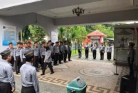 Keterangan foto : kalapas Cirebon Yan Rusmanto Bertindak Sebagai Pembina Apel Perdana bulan Ramadhan 1445 H, (Selasa, 12/3/2024)
