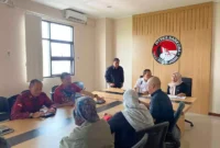 Keterangan foto : Kepala Divisi Pemasyarakatan Kanwil Kemenkumham Jabar Kusnali beserta staff dan jajaran kemenkumham, (Kamis, 14/3/20224)
