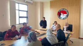 Keterangan foto : Kepala Divisi Pemasyarakatan Kanwil Kemenkumham Jabar Kusnali beserta staff dan jajaran kemenkumham, (Kamis, 14/3/20224) 