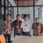 Keterangan foto : Pengurus DPN Gema Kosgoro Dan Kepanitian Kongres Ke 10 Gema Kosgoro Yang dipimpin Plt Ketua Umum Gema Kosgoro Egi Hendrawan Bersilaturahmi dengab Kemendes PDTT, Sabtu (16/3/2024) 