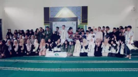Keterangan foto : Pengurus GMKI peduli masyarakat, Senin (18/3/2024) 