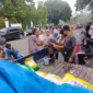 Keterangan foto : Gerakan Pangan Murah (GPM) Bulog Lebak Pandeglang di Alun alun Rangkasbitung, Jumat(22/3/2024) 