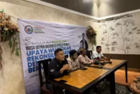 Keterangan foto : Koordinator Nasional Himpunan Aktivis Milenial Indonesia (HAMI), Asip Irama, di seminar politik bertajuk Masa Depan Indonesia Pasca Pemilu, Rabu (20/3/2024)