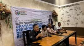 Keterangan foto : Koordinator Nasional Himpunan Aktivis Milenial Indonesia (HAMI), Asip Irama, di seminar politik bertajuk Masa Depan Indonesia Pasca Pemilu, Rabu (20/3/2024) 