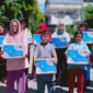 Keterangan foto : Relawan All Cipayung Alumni Aktivis Kelompok Cipayung - TIM 8 Relawan Jokowi Bergerak Bersama Prabowo bagikan 300 boks paket sembako, Kamis (21/3/2024) 