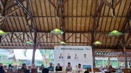 Keterangan foto : Anggota Ombudsman RI, Hery Susanto saat menjadi pemantik diskusi yang digelar Ikatan Alumni Aktivis Mahasiswa Universitas Indonesia di salah satu restoran di komplek kampus UI, Depok, Jumat (22/3/2024).