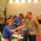 Kapolda lampung Irjen Pol Helmy santika hadir undangan KPU lampung pada kegiatan pembukaan rapat pleno rekapitulasi hasil perhitungan perolehan suara tingkat Provinsi Lampung.