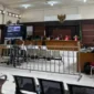 Keterangan foto : Dua orang saksi ahli kembali dihadirkan dalam sidang kasus dugaan korupsi akuisisi saham yang menyeret pejabat PT Bukit Asam (PTBA), Jumat (8/3/2024) 