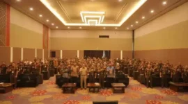Pelaksana harian (Plh) Kepala Kejaksaan Tinggi (Kajati) Sulawesi Selatan (Sulsel) Leonard Eben Ezer Simanjuntak membuka Musyawarah Perencanaan Pembangunan (Pra-Musrembang) se-Wilayah Kejati Sulsel tahun 2024.