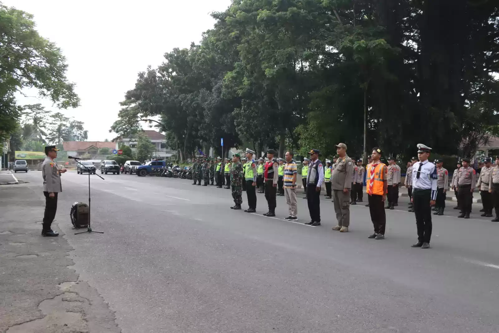 Personil Gabungan TNI-Polri Lebak Siap Amankan Malam Takbir di Wilayah Rangkasbitung I Teras Media