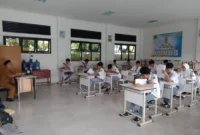 Suasan Hari Pertama Kegiatan Ujian Sekolah Kelas XII Tahun 2024 SMKN 2 Rangkasbitung. Doc Khusus