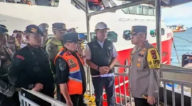 Kapolda Lampung, Irjen Pol Helmy Santikan mewanti-wanti larangan aksi pelemparan batu atau benda apapun pada jalur-jalur mudik Lebaran 2024