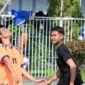 Keterangan foto : Pegawai dan Warga binaan Pemasyarakatan lapas Cirebon meriahkan Hari Bakti Pemasyarakatan ke-60 dengan mengikuti pertandingan futsal, (Rabu, 17/4/2024) 