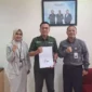 Lembaga Wakaf Doa Bangsa melakukan pertemuan dengan pihak Bank - BJB Syariah di kantor BJB Syariah KCP Palabuhanratu Sukabumi.