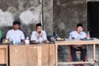 Rapat Koordinasi Aparatur Desa Pekayon terkait pencegahan penyebaran DBD.