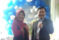 Bakal calon bupati (Bacalbup) Raden Dewi Septiani dengan Tubagus Asep Rafiudin Arief sebagai Bakal calon wakil bupati (Bacalwabup) Kabupaten Pandaglang.
