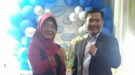 Bakal calon bupati (Bacalbup) Raden Dewi Septiani dengan Tubagus Asep Rafiudin Arief sebagai Bakal calon wakil bupati (Bacalwabup) Kabupaten Pandaglang.