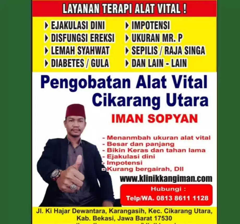 Pengobatan Alat Vita1 Cikarang Terbaik Kang Iman Sopyan I Teras Media