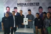 Keterangan foto : DPD Partai Nasdem Kabupaten Lebak sudah mulai melakukan penjaringan pembukaan pendaftaran Calon Bupati Lebak, Minggu (5/5/2024)
