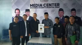 Keterangan foto : DPD Partai Nasdem Kabupaten Lebak sudah mulai melakukan penjaringan pembukaan pendaftaran Calon Bupati Lebak, Minggu (5/5/2024) 