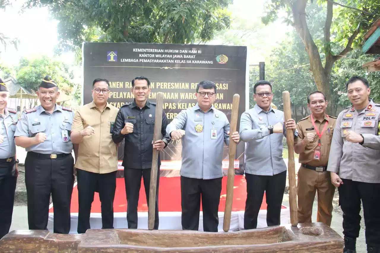 Kalapas Cirebon Ikuti Peresmian Revitalisasi Pelayanan WBP, Bentuk Sinergitas Lapas Karawang dan Stakeholder I Teras Media