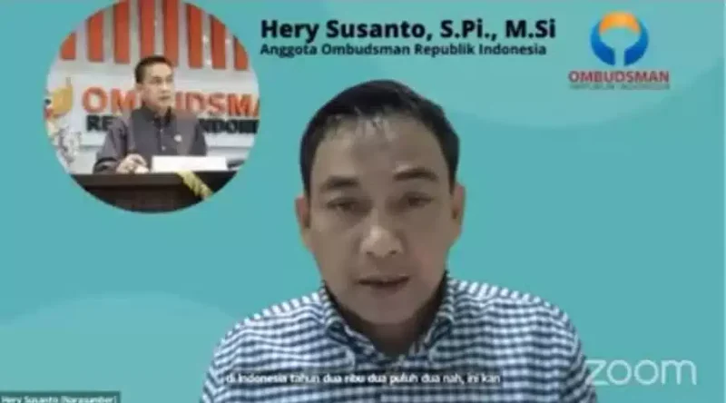 Keterangan foto : Anggota Ombudsman RI, Hery Susanto memberikan sejumlah catatan terhadap Peraturan Menteri Kelautan dan Perikanan Nomor 7 Tahun 2024 tentang Pengelolaan Lobster, Kepiting dan Rajungan.
