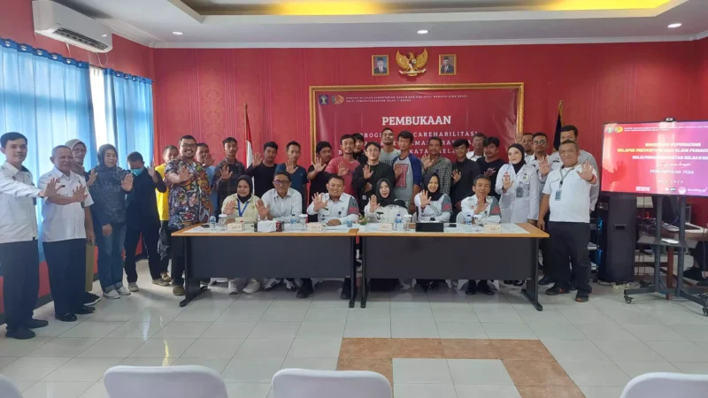 Keterangan foto : Bapas Bogor Bersama PEKA (Perkumpulan Komunitas Pemulihan Adiksi, (Rabu, 22/5/2024) 