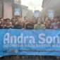 Keterangan foto : Gen Z Relawan Jokowi Bergerak Bersama Prabowo dukung Andra Soni Calon Gubernur Banten Kota Cilegon, Senin (26/5/2024) 