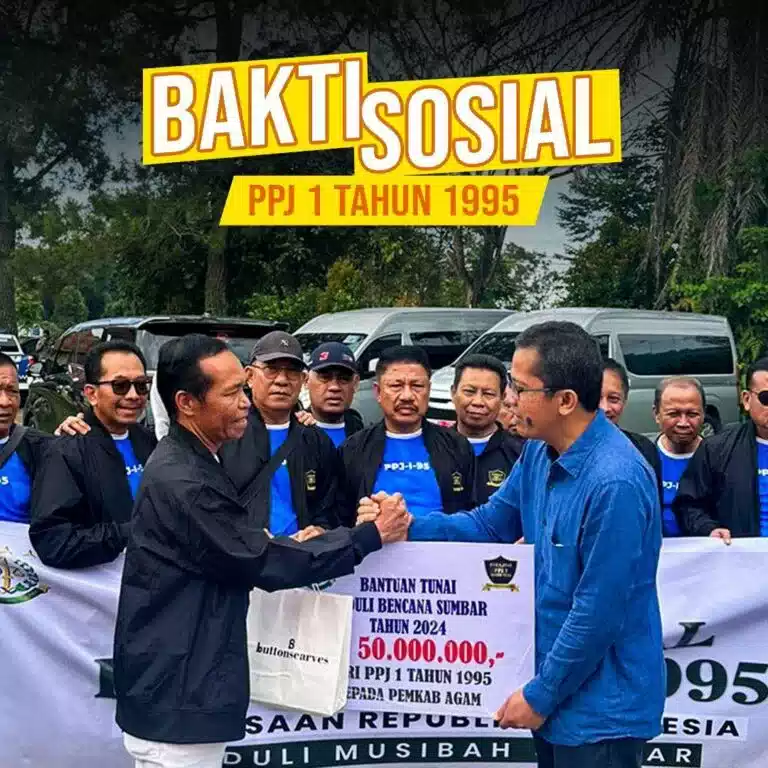 Dr Masyudi dan PPPJ Angkatan 1995 Peduli Korban Bencana di Tanah Datar