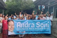 Gen Z Milenial Relawan Jokowi Bergerak Bersama Prabowo yang terdiri dari Tim 8-RJBBP, Rumah Gibran, All Cipayung, Pos Raya dan Rumah Gibran Kabupaten Serang masif deklarasikan Andra Soni Calon Gubernur Banten.