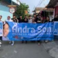 Keterangan foto ; Puluhan Gen Z Milenial Relawan Jokowi Bergerak Bersama Prabowo yang terdiri dari Tim 8-RJBBP, Rumah Gibran, All Cipayung, Pos Raya dan Rumah Gibran Kota Serang deklarasi Andra Soni Calon Gubernur Banten, Rabu (29/5/2024) 